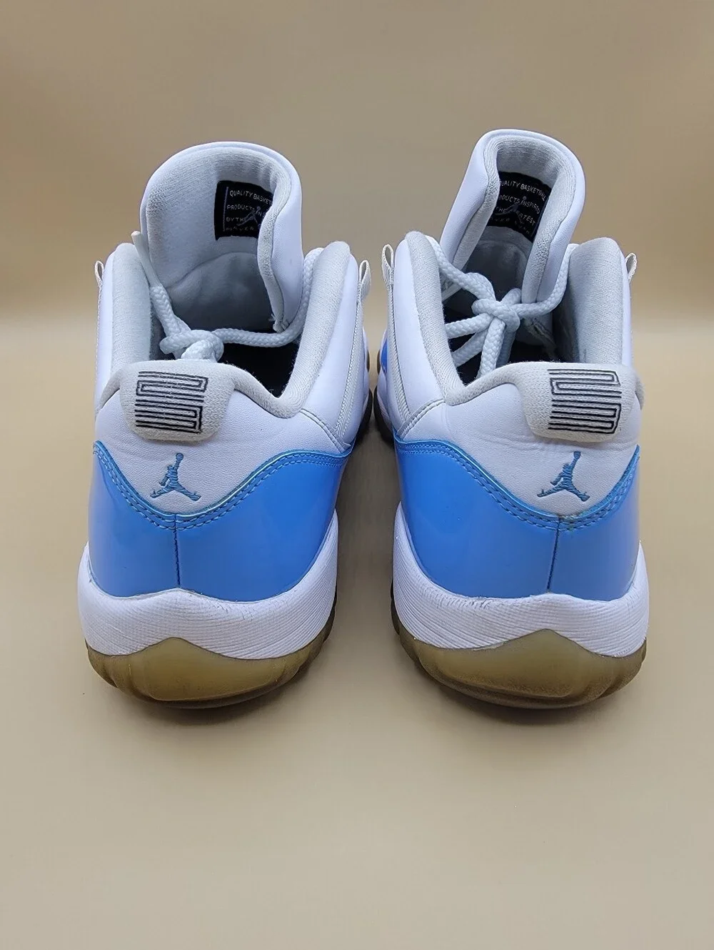 2016 Nike Air Jordan 11 Low Retro UNC Blue University White Men's Size 11